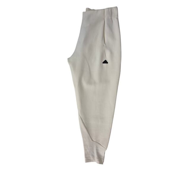 NWT ZNE Adidas Zero Negative Energy Ivory Track Sweat Pant Flat Front Men L - Picture 2 of 5